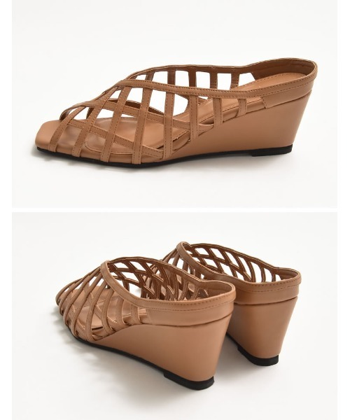 Re:EDIT（リエディ）の「[大きいサイズ有]Vカットオープントゥメッシュサンダル（サンダル・レディース・ブラック/シルバー/ホワイト/キャメル・SMALL/MEDIUM/LARGE/X-LARGE/XX-LARGE）」の17枚目の写真