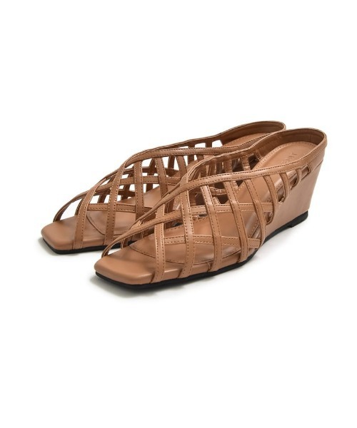 Re:EDIT（リエディ）の「[大きいサイズ有]Vカットオープントゥメッシュサンダル（サンダル・レディース・ブラック/シルバー/ホワイト/キャメル・SMALL/MEDIUM/LARGE/X-LARGE/XX-LARGE）」の21枚目の写真