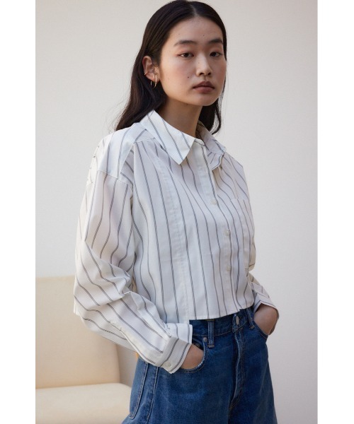 AZUL by moussy（アズールバイマウジー）の「ショートキリカエシャツ