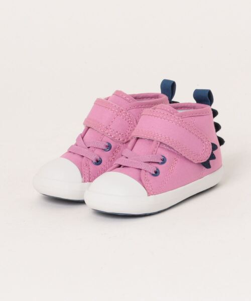 CONVERSE(コンバース)の「converse コンバース BABY ALL STAR N DINOSAUR V-1 ベビーシューズ(ベビーオールスターNダイナソーV-1) 7SD942(スニーカー・キッズ・グリーン系その他/パープル・12.5cm/13.0cm/13.5cm/14.0cm/14.5cm/15.0cm/12cm)」の1枚目の写真