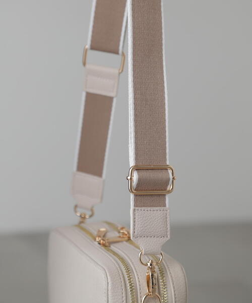 FREE'S MART（フリーズマート）の「◇Ｗジップバッグ（ショルダーバッグ・レディース・ブラウン系その他/ブラック/ホワイト・ﾌﾘ-）」の15枚目の写真