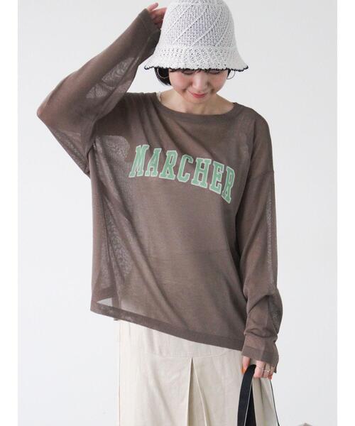 Lugnoncure（ルノンキュール）の「柄アソートシアーニットプルオーバー（ニット/セーター・レディース・オフホワイト/ブラック/ベージュ・F）」の3枚目の写真