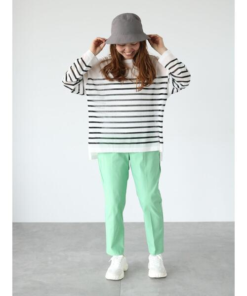 Lugnoncure（ルノンキュール）の「柄アソートシアーニットプルオーバー（ニット/セーター・レディース・オフホワイト/ブラック/ベージュ・F）」の19枚目の写真