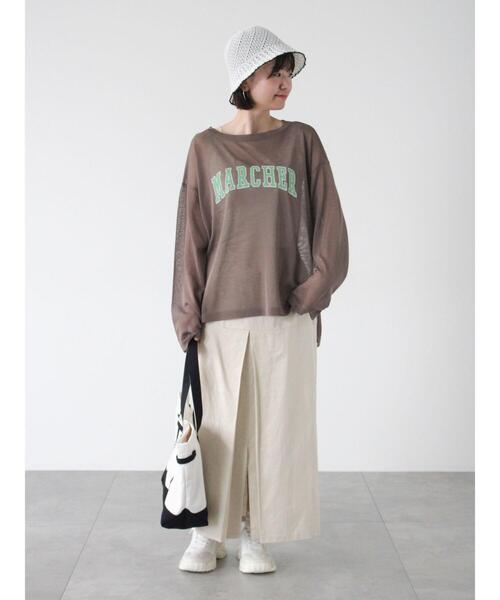 Lugnoncure（ルノンキュール）の「柄アソートシアーニットプルオーバー（ニット/セーター・レディース・オフホワイト/ブラック/ベージュ・F）」の16枚目の写真