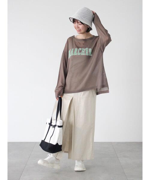 Lugnoncure（ルノンキュール）の「柄アソートシアーニットプルオーバー（ニット/セーター・レディース・オフホワイト/ブラック/ベージュ・F）」の17枚目の写真