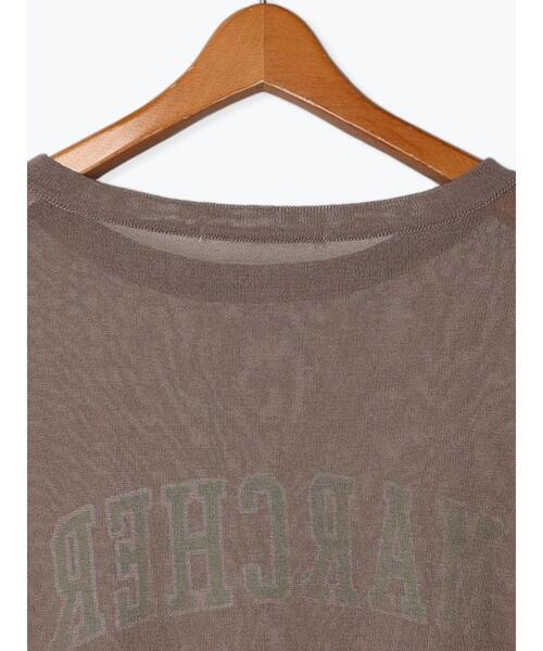 Lugnoncure（ルノンキュール）の「柄アソートシアーニットプルオーバー（ニット/セーター・レディース・オフホワイト/ブラック/ベージュ・F）」の5枚目の写真