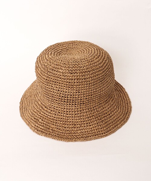 halo commodity(ハロ コモディティー)の「【halo commodity/ハロ コモディティー】Chip Dome Hat h241-422 ペーパーハット(ハット・メンズ・ダークブラウン/ベージュ/ネイビー/グレー系その他2・FREE)」の3枚目の写真