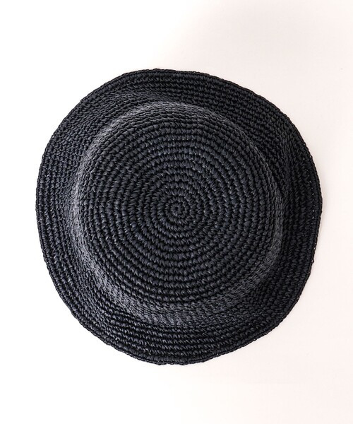 halo commodity(ハロ コモディティー)の「【halo commodity/ハロ コモディティー】Chip Dome Hat h241-422 ペーパーハット(ハット・メンズ・ダークブラウン/ベージュ/ネイビー/グレー系その他2・FREE)」の6枚目の写真