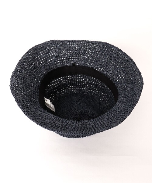halo commodity(ハロ コモディティー)の「【halo commodity/ハロ コモディティー】Chip Dome Hat h241-422 ペーパーハット(ハット・メンズ・ダークブラウン/ベージュ/ネイビー/グレー系その他2・FREE)」の10枚目の写真