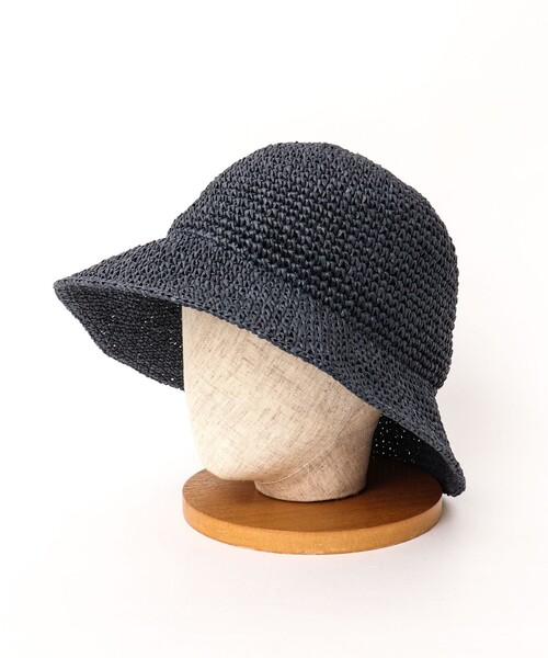 halo commodity(ハロ コモディティー)の「【halo commodity/ハロ コモディティー】Chip Dome Hat h241-422 ペーパーハット(ハット・メンズ・ダークブラウン/ベージュ/ネイビー/グレー系その他2・FREE)」の12枚目の写真