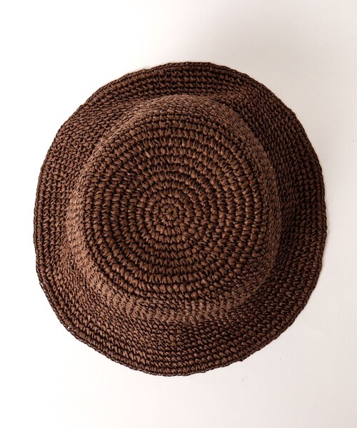 halo commodity(ハロ コモディティー)の「【halo commodity/ハロ コモディティー】Chip Dome Hat h241-422 ペーパーハット(ハット・メンズ・ダークブラウン/ベージュ/ネイビー/グレー系その他2・FREE)」の17枚目の写真