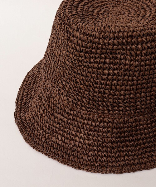 halo commodity(ハロ コモディティー)の「【halo commodity/ハロ コモディティー】Chip Dome Hat h241-422 ペーパーハット(ハット・メンズ・ダークブラウン/ベージュ/ネイビー/グレー系その他2・FREE)」の18枚目の写真