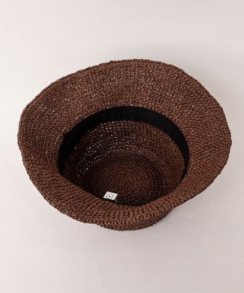 halo commodity(ハロ コモディティー)の「【halo commodity/ハロ コモディティー】Chip Dome Hat h241-422 ペーパーハット(ハット・メンズ・ダークブラウン/ベージュ/ネイビー/グレー系その他2・FREE)」の21枚目の写真