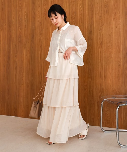 希少 フランス製 ビンテージ agnes b. 楊柳 ぺプラム スカート 36 agnes b 【美品】 フランス製 羊革 レザースカート 36