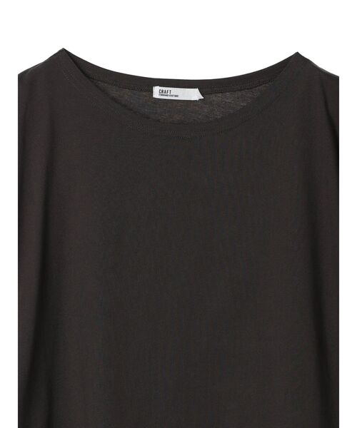 CRAFT STANDARD BOUTIQUE(クラフトスタンダードブティック)の「UVカット / ギャザースリーブプルオーバー(Tシャツ/カットソー・レディース・ブラック/アイボリー/チャコールグレー/オフホワイト・L/M)」の13枚目の写真