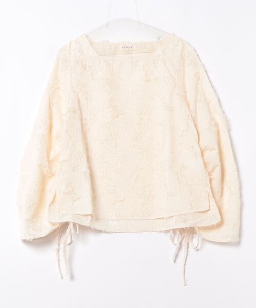aimoha(アイモハ)の「袖裏側ギャザー透け感ブラウス (SS)(シャツ/ブラウス・レディース・ベージュ・SMALL/MEDIUM/LARGE)」の14枚目の写真