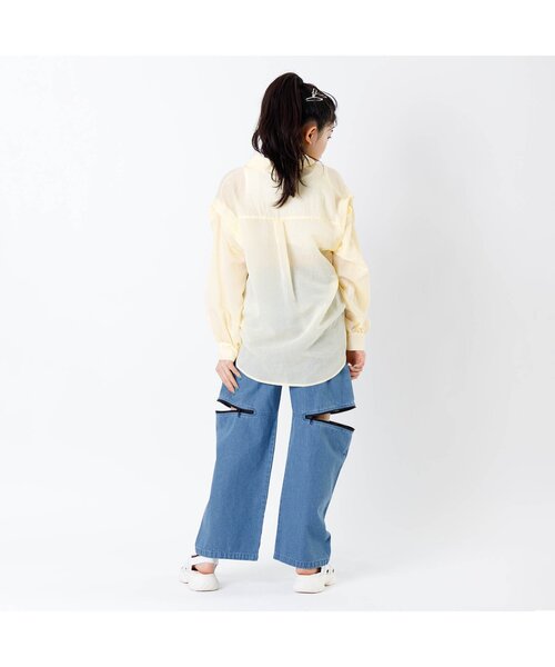 algy(アルジー)の「【ACTIVE】ジップデザインデニムロングパンツ(デニムパンツ・キッズ・ブラック/サックスブルー・XX-SMALL/MEDIUM/X-SMALL/SMALL)」の21枚目の写真