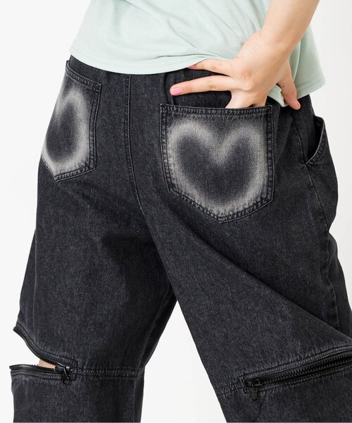 algy(アルジー)の「【ACTIVE】ジップデザインデニムロングパンツ(デニムパンツ・キッズ・ブラック/サックスブルー・XX-SMALL/MEDIUM/X-SMALL/SMALL)」の7枚目の写真