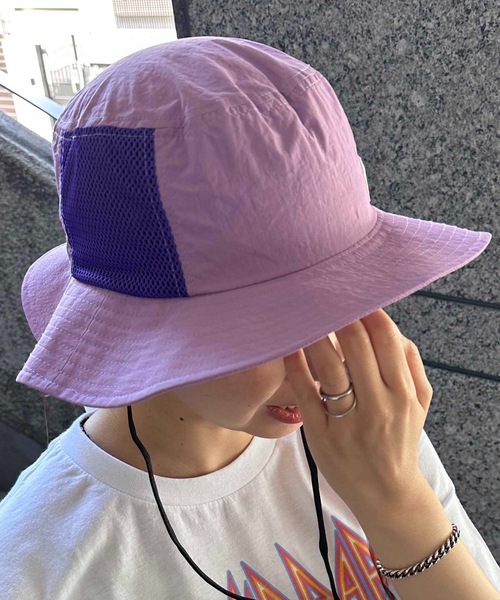 Lee（リー）の「LEE / MESH HAT / LA0650（ハット・レディース・ブラック/ホワイト/パープル/オレンジ・ONESIZE）」の2枚目の写真