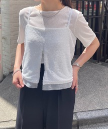 COLLAGE GALLARDAGALANTE | スパンコールキャミ(キャミソール)