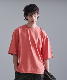 Revo. 16/-OE天竺 ピグメント加工 半袖Teeシャツ