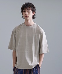 Revo. 16/-OE天竺 ピグメント加工 半袖Teeシャツ