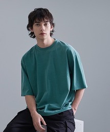 Revo. 16/-OE天竺 ピグメント加工 半袖Teeシャツ