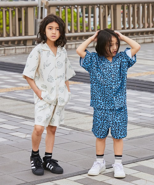 PAIRMANON STREET(ペアマノンストリート)の「【PAIRMANON STREET】【接触冷感】アソート 無地 総柄 ハーフ ショート パンツ(その他パンツ・キッズ・ブルー/ブラック/アイボリー/カーキ/ホワイト系その他/オレンジ・100/120/160/140/90/150/110/130)」の10枚目の写真