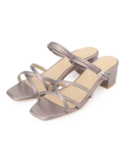 ITS'DEMO(イッツデモ)の「◆【M・Lサイズ展開】2WAYサンダル(サンダル・レディース・ライトオレンジ系/ブロンズ/アイボリー/ブラック・38/40)」の4枚目の写真