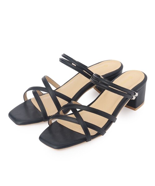 ITS'DEMO(イッツデモ)の「◆【M・Lサイズ展開】2WAYサンダル(サンダル・レディース・ライトオレンジ系/ブロンズ/アイボリー/ブラック・38/40)」の3枚目の写真