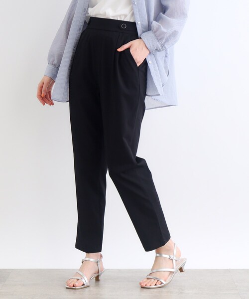 grove（グローブ）の「◆＜接触冷感・多サイズ＞サマーハイパーストレッチテーパードパンツ（その他パンツ・レディース・ブラック/ブラック系1/カーキ/ベージュ/ネイビー・03/02/00/01/04/05）」の20枚目の写真