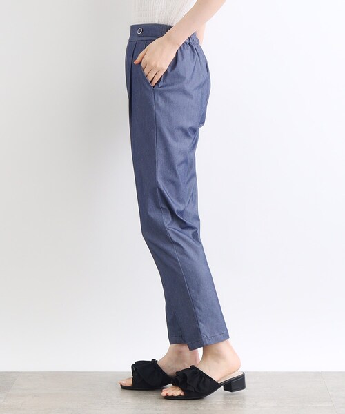 grove（グローブ）の「◆＜接触冷感・多サイズ＞サマーハイパーストレッチテーパードパンツ（その他パンツ・レディース・ブラック/ブラック系1/カーキ/ベージュ/ネイビー・03/02/00/01/04/05）」の16枚目の写真