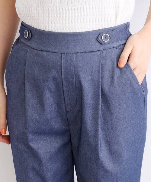 grove（グローブ）の「◆＜接触冷感・多サイズ＞サマーハイパーストレッチテーパードパンツ（その他パンツ・レディース・ブラック/ブラック系1/カーキ/ベージュ/ネイビー・03/02/00/01/04/05）」の18枚目の写真