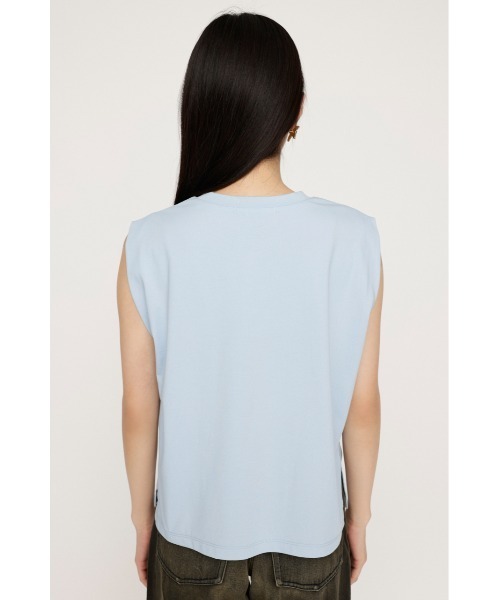 SLY(スライ)の「BASIC CREW NECK T/T ベーシック クルーネック タンクトップ(Tシャツ/カットソー・レディース・ホワイト/ライトブルー/ブラック/ダークグレー・FREE)」の18枚目の写真