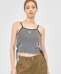 BACK TO THE FIELD | 【BTTF】ワンポイントロゴシャーリングニットキャミソール(キャミソール)