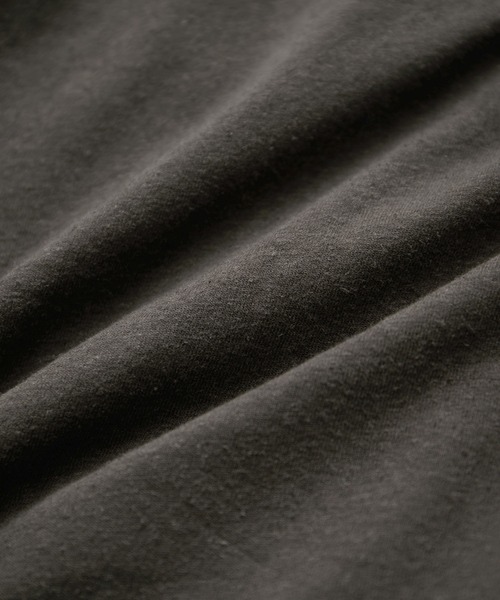 SALON adam et rope'(サロン アダム エ ロペ)の「ヘンプコットンクルーネックTシャツ(Tシャツ/カットソー・レディース・オフホワイト/グレー/チャコールグレー・FREE)」の12枚目の写真