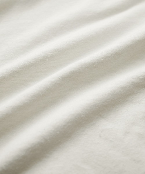 SALON adam et rope'(サロン アダム エ ロペ)の「ヘンプコットンクルーネックTシャツ(Tシャツ/カットソー・レディース・オフホワイト/グレー/チャコールグレー・FREE)」の5枚目の写真