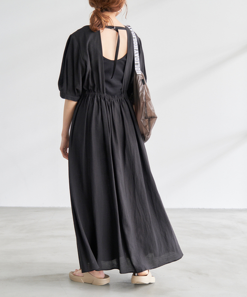 Spick & Span(スピックアンドスパン)の「バックオープンワンピース(ワンピース・レディース・ブラック・FREE)」の7枚目の写真