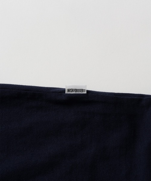 WISH FOR EVER（ウィッシュフォーエバー）の「DRAW CODE STANDARD LOGO T/ドローコードスタンダードロゴT（Tシャツ/カットソー・メンズ・ネイビー/パープル/レッド/ホワイト/ブラック/チャコール・SMALL/MEDIUM/LARGE）」の16枚目の写真