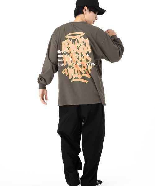 ★New Era★サイズグラフィックTシャツ NEW ERA ニューエラ（NEW ERA）（メンズ、レディース）半袖