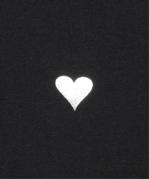VENCEEXCHANGE(ヴァンスエクスチェンジ)の「ショート丈ハート箔プリントTシャツ(Tシャツ/カットソー・レディース・ゴールド/ホワイト/シルバー/ブラック・FREE)」の12枚目の写真