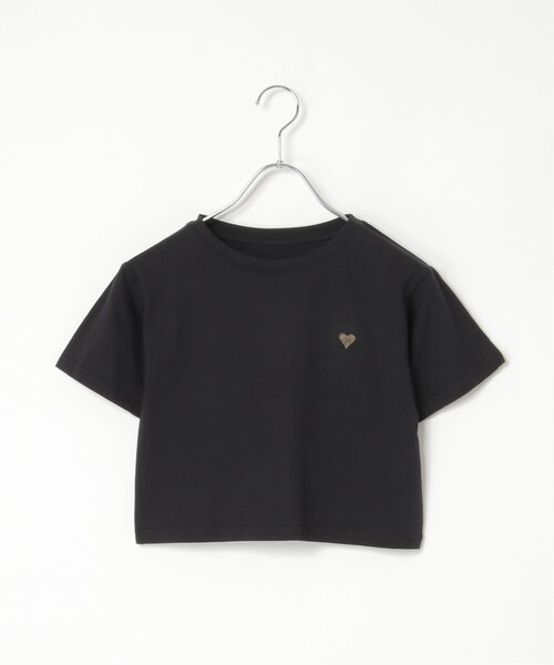VENCEEXCHANGE(ヴァンスエクスチェンジ)の「ショート丈ハート箔プリントTシャツ(Tシャツ/カットソー・レディース・ゴールド/ホワイト/シルバー/ブラック・FREE)」の16枚目の写真