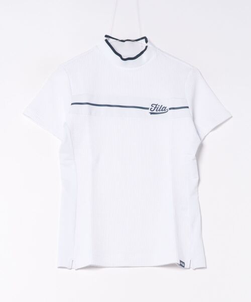 【セール】【FILA GOLF/フィラゴルフ】レディース半袖モックネックシャツ ゴルフ（シャツ/ブラウス）｜FILA GOLF（フィラゴルフ ）