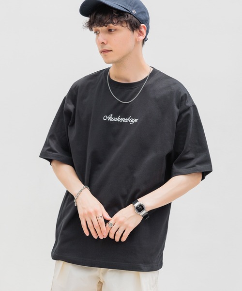 RAGEBLUE（レイジブルー）の「バックフォトプリント/天竺コットン/ビッグシルエットTシャツ2（Tシャツ/カットソー・メンズ・ホワイト/グレー/ブルー/ブラック・LARGE/MEDIUM/SMALL）」の21枚目の写真