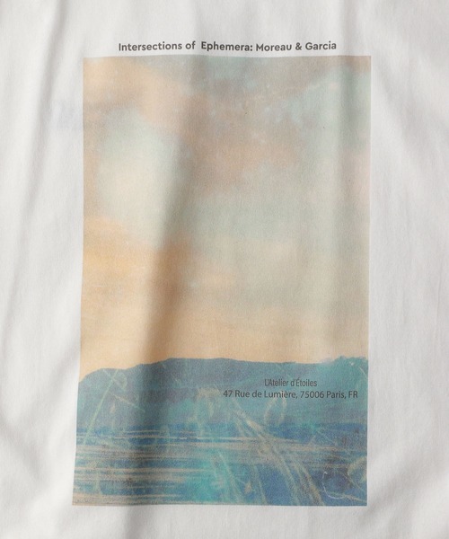 RAGEBLUE（レイジブルー）の「バックフォトプリント/天竺コットン/ビッグシルエットTシャツ2（Tシャツ/カットソー・メンズ・ホワイト/グレー/ブルー/ブラック・LARGE/MEDIUM/SMALL）」の5枚目の写真