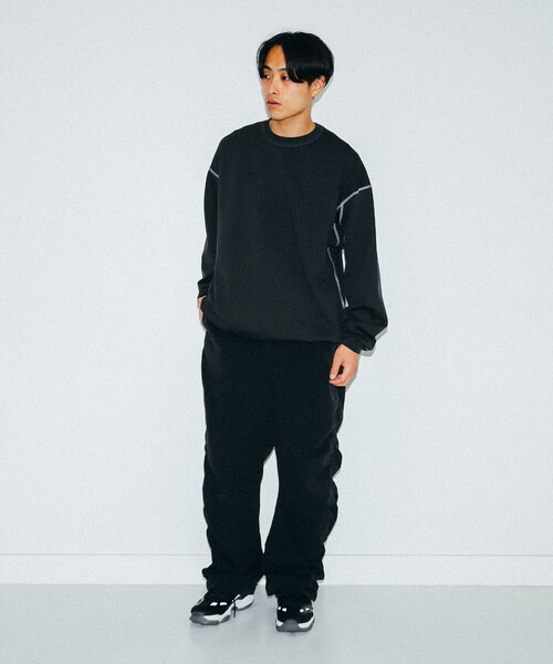 BEAMS(ビームス)の「テック ロングスリーブ Tシャツ(Tシャツ/カットソー・メンズ・オフホワイト/ブラック・XL/L/M/S)」の7枚目の写真