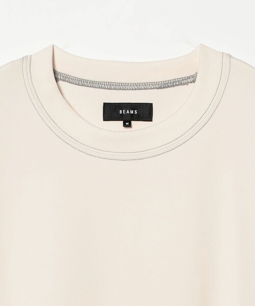 BEAMS(ビームス)の「テック ロングスリーブ Tシャツ(Tシャツ/カットソー・メンズ・オフホワイト/ブラック・XL/L/M/S)」の12枚目の写真