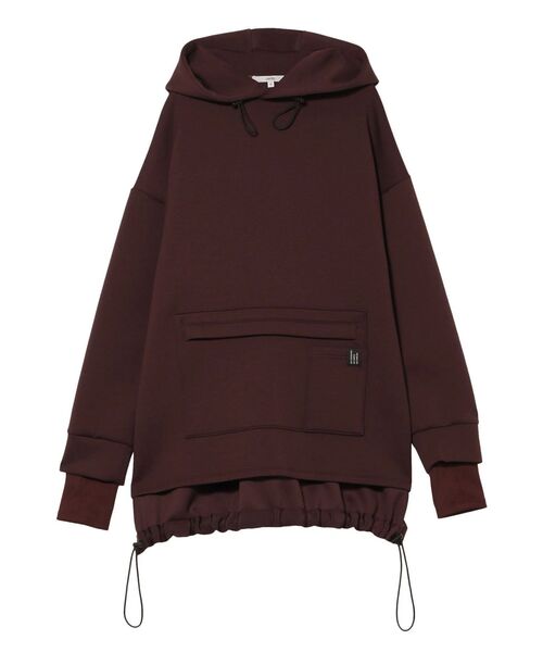 UN3D.（アンスリード）の「HEM GATHER HOODIE / ヘムギャザー