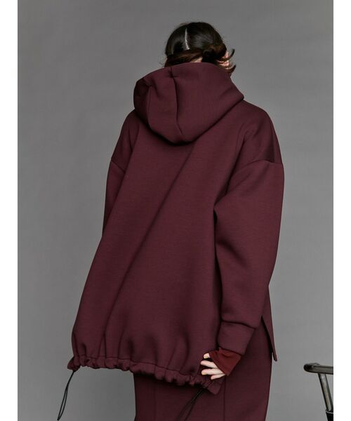 UN3D.（アンスリード）の「HEM GATHER HOODIE / ヘムギャザー