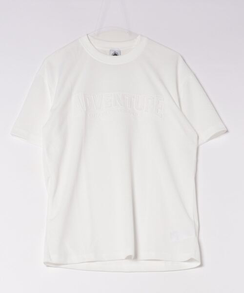 aimoha(アイモハ)の「aimoha outdoor ユニセックス ワッフルオーバーサイズ膨らみロゴ半袖Tシャツ (SS)(Tシャツ/カットソー・レディース・ネイビー/ブラウン/ホワイト/ブラック・MEDIUM/LARGE/X-LARGE)」の9枚目の写真